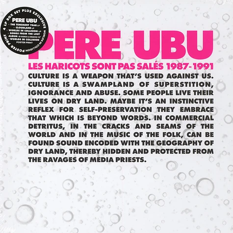 Pere Ubu - Les Haricots Sont Pas Sal+S 1987-1991 (Box Se