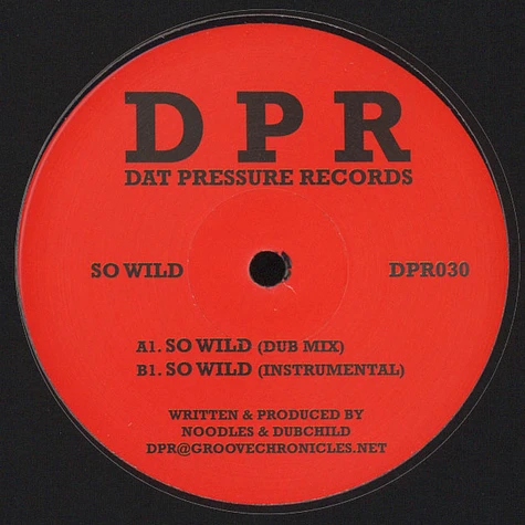 Noodles Groovechronicles / Dubchild - DPR 030