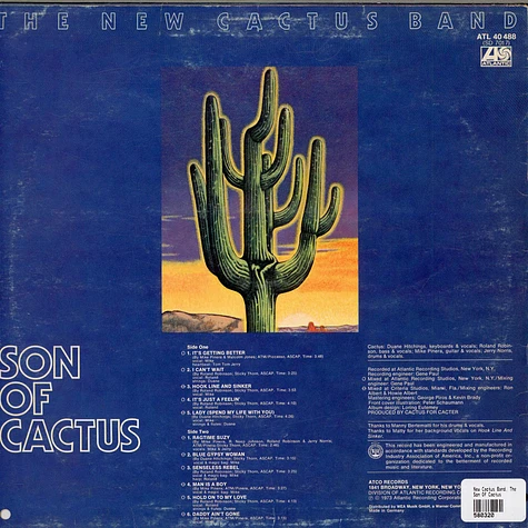 The New Cactus Band - Son Of Cactus