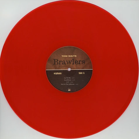 Tom Waits - Brawlers Translucent Red Vinyl Edition