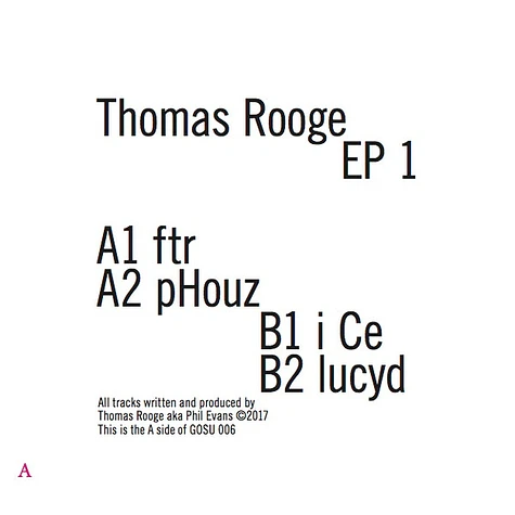 Thomas Rooge - EP 1