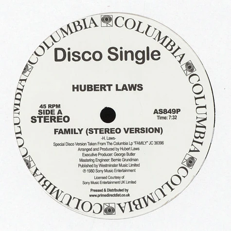 Hubert Laws - Family