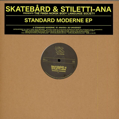 Skatebård & Stiletti-Ana Presents The Finsk-Norsk Body Language Society - Standard Moderne EP