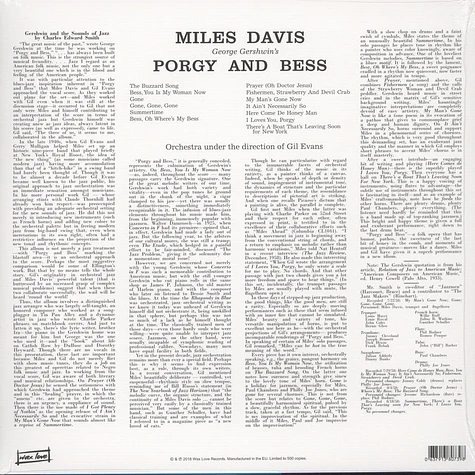 Miles Davis - Porgy & Bess