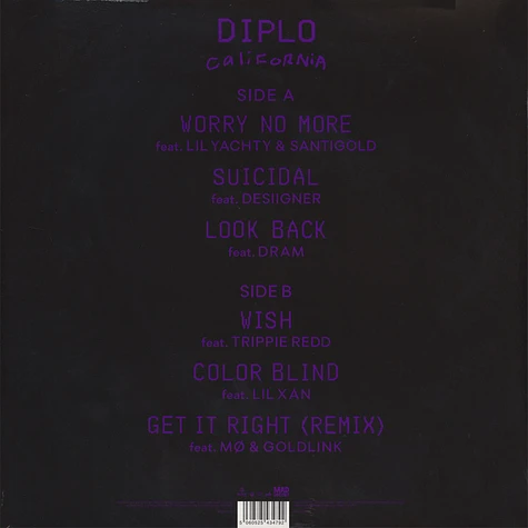 Diplo - California Purple Marble Vinyl Edition