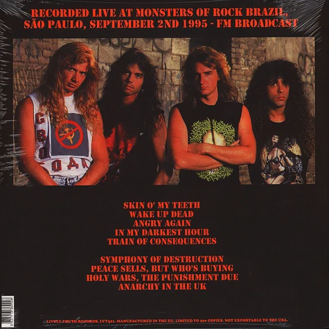 Megadeth - Transamerica Broadcast 1995