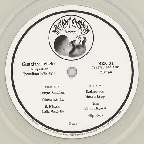 Gusztav Fekete - Introspection Clear Vinyl Edition