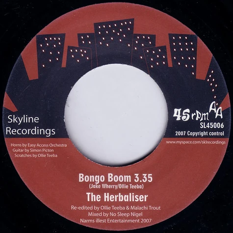 The Herbaliser - Amores Bongo / Bongo Boom
