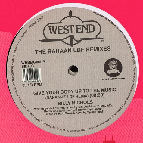 V.A. - The Rahaan LDF Remixes Mahogany, Chuck Davis Orchestra, Billy Nichols & Brenda Taylor