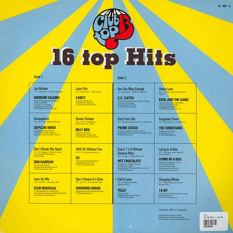 V.A. - 16 Top Hits - Juli/August 1987