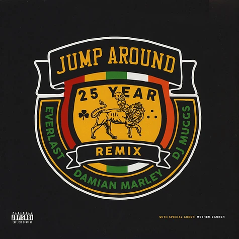 Everlast / Damian Marley / DJ Muggs - Jump Around 25 Year Remix Green Vinyl Edition