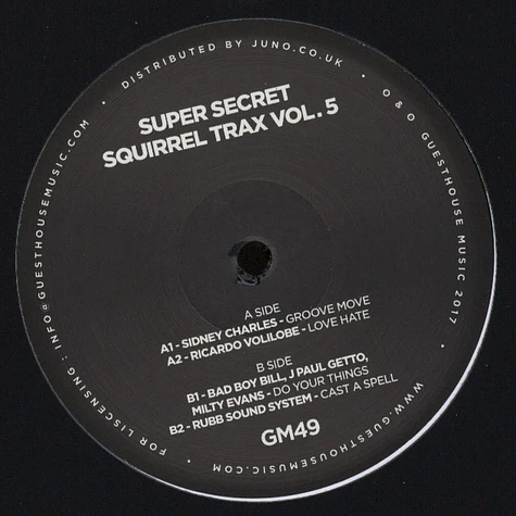 V.A. - Super Secret Squirrel Trax Volume 5