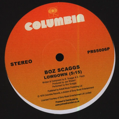 Boz Scaggs - Lowdown / Jojo / What Can I Say