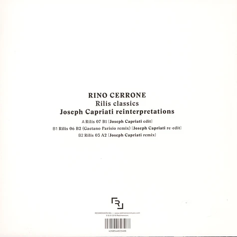 Rino Cerrone - Rilis Classics Joseph Capriati Reinterpretation