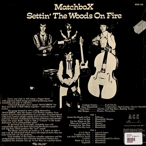 Matchbox - Settin' The Woods On Fire