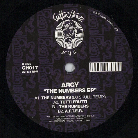Argy - The Numbers EP DJ Skull Remix