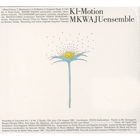 Mkwaju Ensemble (Midori Takada) - Ki-Motion