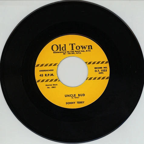 Sonny Terry - Uncle Bud / Climbing On Top Of The Hill