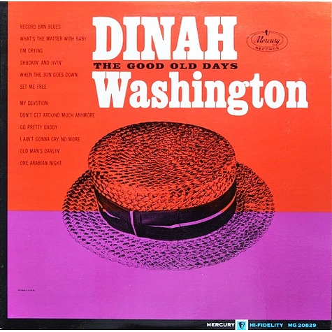 Dinah Washington - The Good Old Days