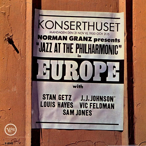 Norman Granz presents Jazz At The Philharmonic - Jazz At The Philharmonic In Europe
