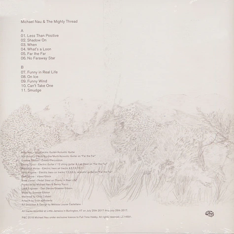 Michael Nau - Michael Nau & The Mighty Thread Blue Vinyl Edition