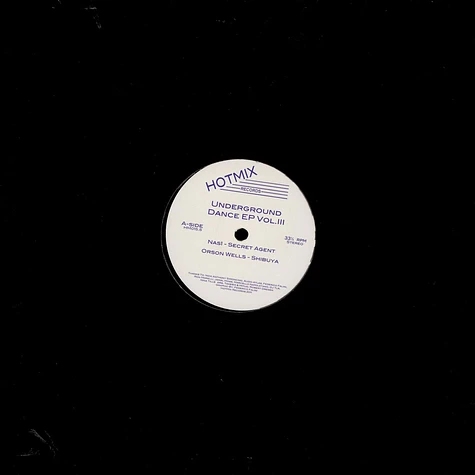 V.A. - Underground Dance EP Vol. III V.A. - Underground Dance EP Vol. III