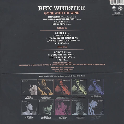 Ben Webster - Gone With The Wind