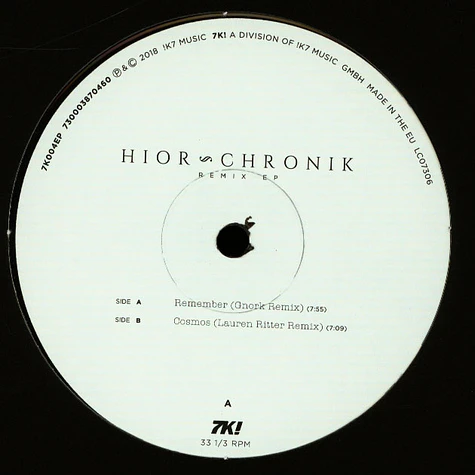 Hior Chronik - Gnork & Lauren Ritter Remixes