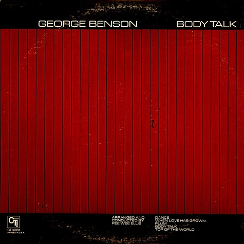 George Benson - Body Talk