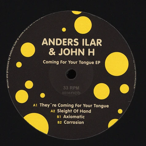 Anders Ilar & John H - Coming For Your Tongue EP