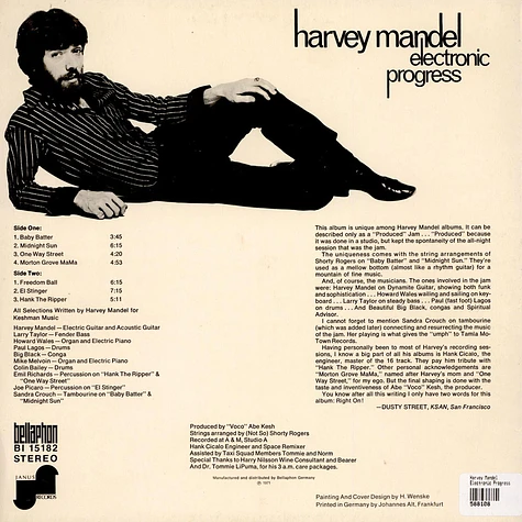 Harvey Mandel - Electronic Progress