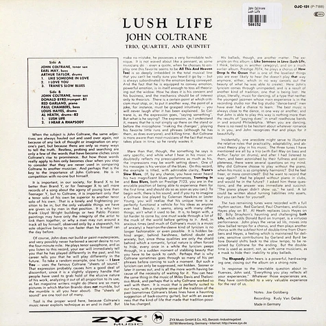 John Coltrane - Lush Life