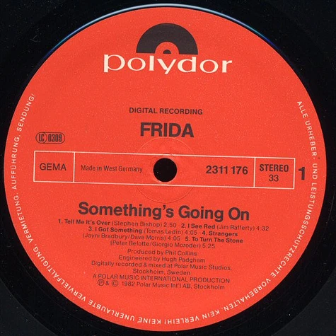 Frida - Something's Going On