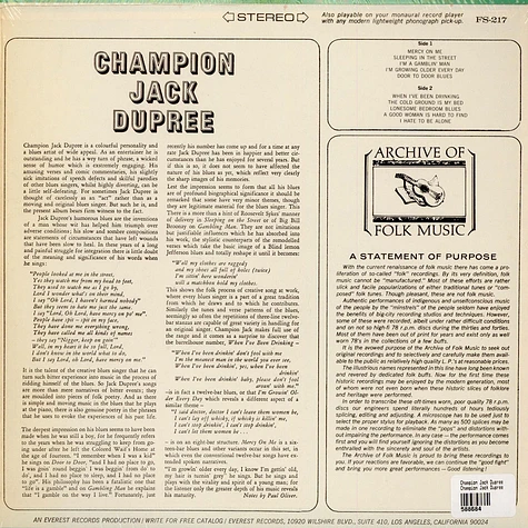 Champion Jack Dupree - Champion Jack Dupree