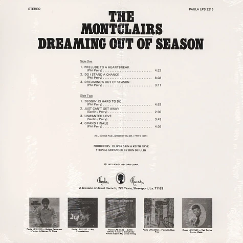 Montclairs - Dreaming Out Of Season