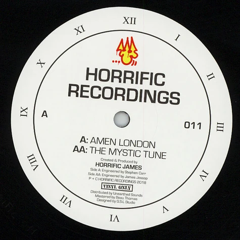 Horrific James - Amen London / The Mystic Tune