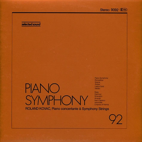 Roland Kovac - Piano Symphony