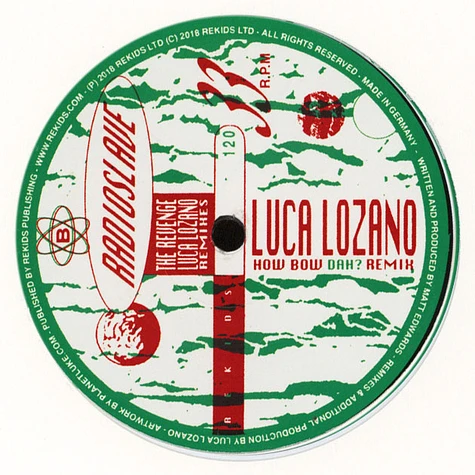 Radio Slave - The Revenge Luca Lozano Remixes