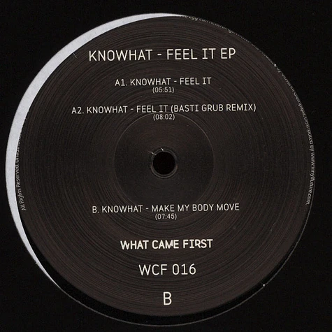 Knowhat - Feel It EP