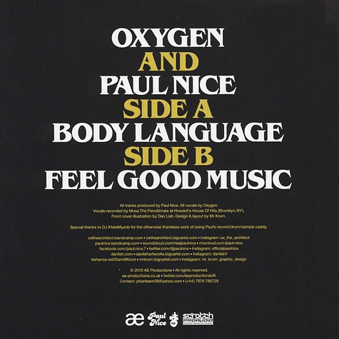 Oxygen & Paul Nice - Body Language