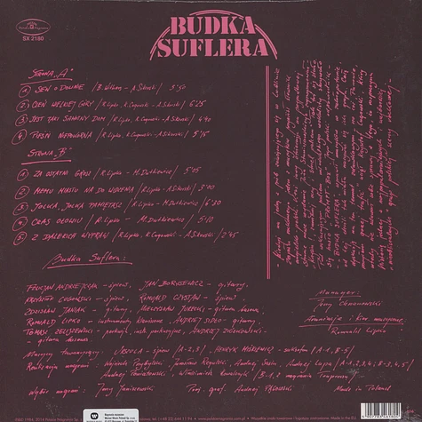 Budka Suflera - 1974-1984