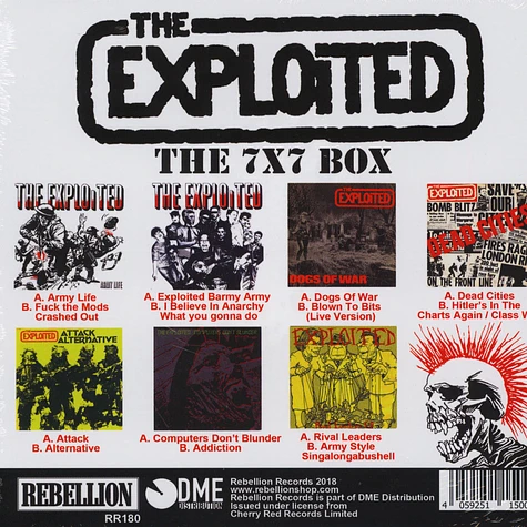 Exploited - The 7" Singles Box