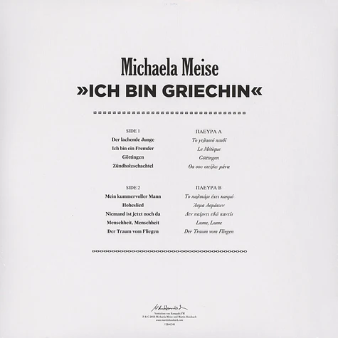 Michaela Meise - Ich Bin Griechin