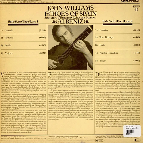 John Williams - Echoes Of Spain - Albeniz