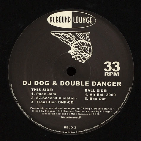 DJ Dog & Double Dancer - Rebound Lounge 2 Plain Edition