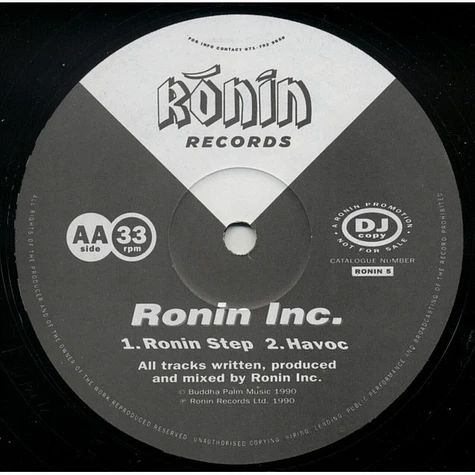 Ronin Inc. - On The Mix / Ronin Step