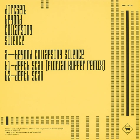 Dircsen - Beyond Collapsing Silence Florian Kupfer Remix