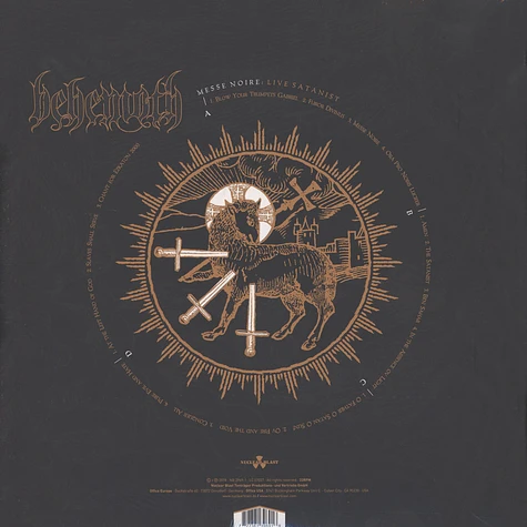 Behemoth - Messe Noire Black Vinyl Edition