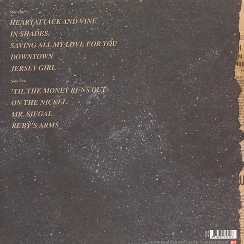 Tom Waits - Heartattack And Vine Remastered Black Vinyl Edition