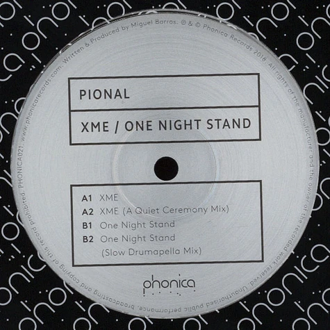 Pional - XME / One Night Stand